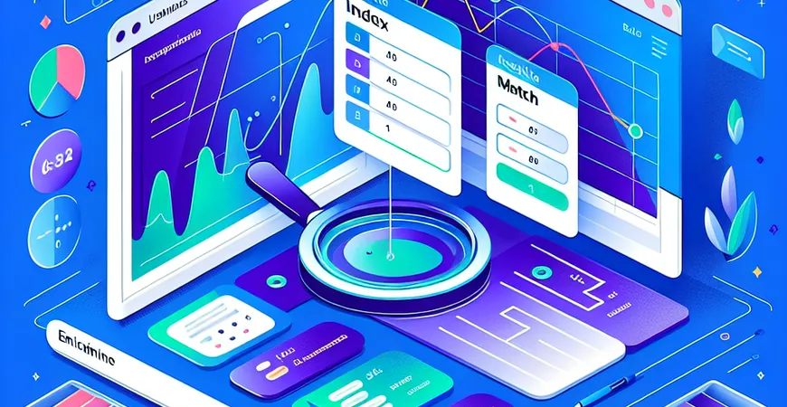 如何在Excel中使用INDEX与MATCH函数进行查找