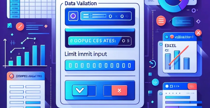 如何在Excel中使用数据验证功能限制输入