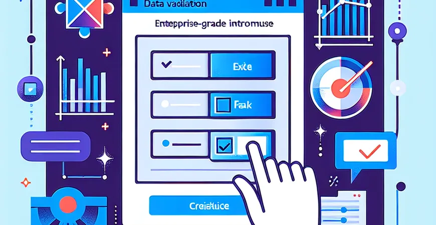 如何在Excel中使用数据验证限制输入？