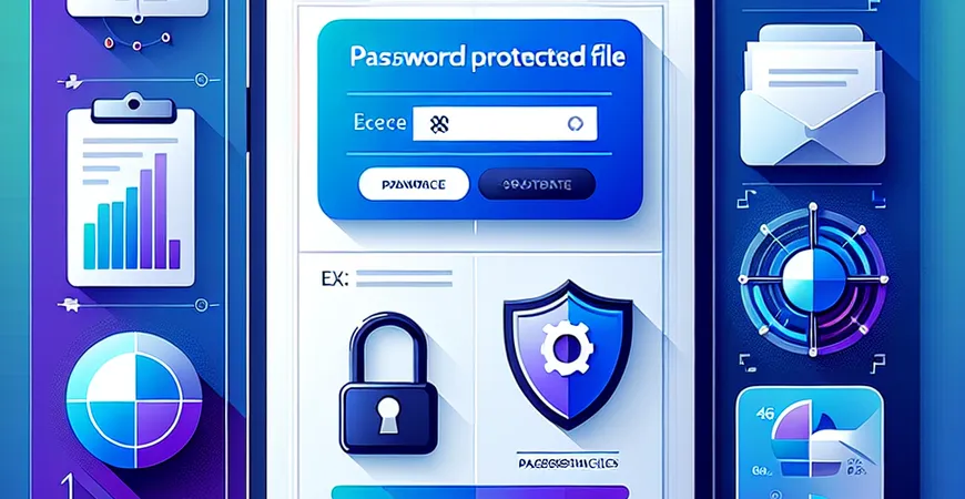 如何在Excel中创建带有密码保护的文件？