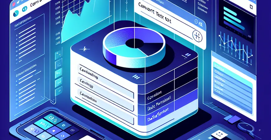 如何在Excel中将文本转换为日期格式？