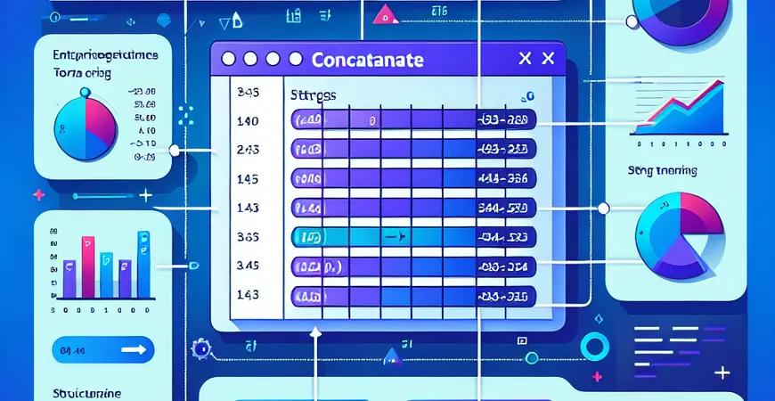 如何在Excel中拼接多个字符串