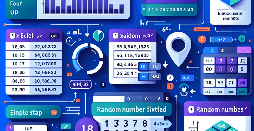如何在Excel中生成随机数并保持不变