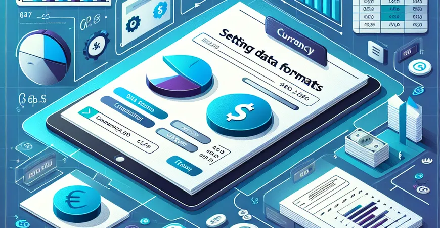 如何在Excel中设置数据格式以便于货币计算