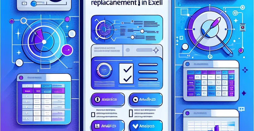 如何在Excel中进行批量数据替换