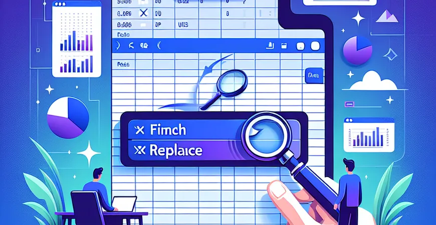 如何在Excel工作表中查找和替换内容