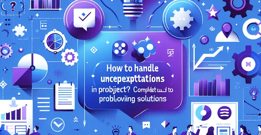 如何应对项目管理中的突发状况？问题解决方案大全