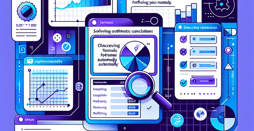 如何解决Excel中公式不自动更新的问题？