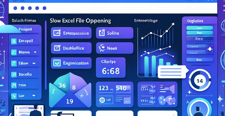 如何解决Excel文件打开缓慢的问题？