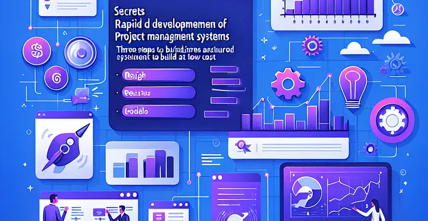 快速开发项目管理系统的秘诀，三步搞定低成本搭建