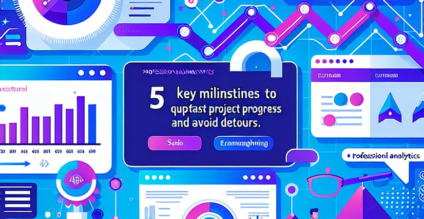 快速掌握项目进展的5个关键节点，避免走弯路
