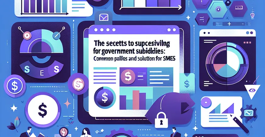 成功申请政府补贴的秘密：中小企业常见误区与解决方案