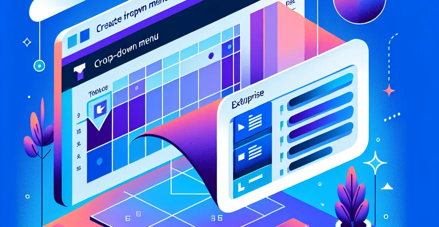手把手教你在Excel中制作下拉菜单