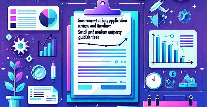 政府补贴申请的审核流程与时间：中小企业须知