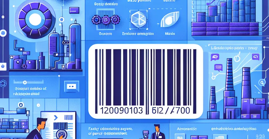 条码在现代工厂管理中的应用，节省时间的利器