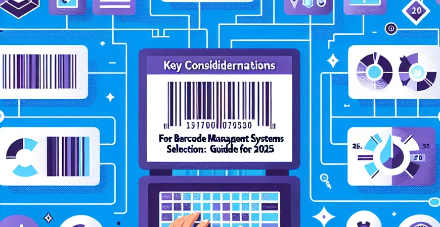 条码管理系统选型要点，2025年企业指南