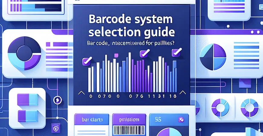 条码系统选型指南：如何避免踩坑？