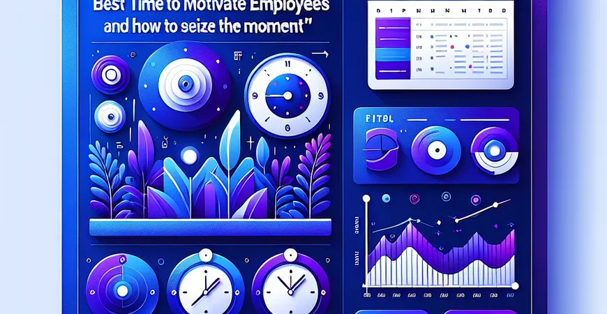 激励员工的最佳时机，如何抓住不放过