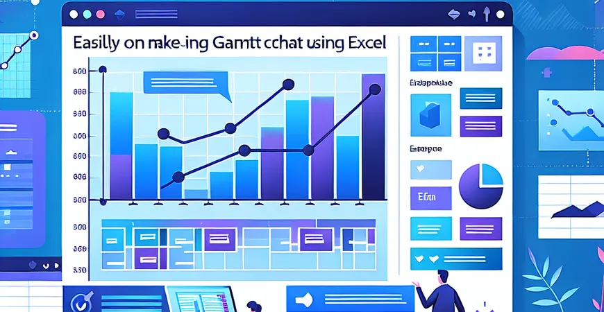 用Excel轻松制作甘特图的教程