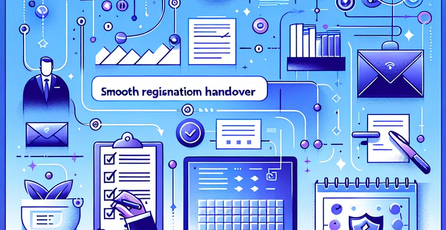 离职交接的5个步骤，确保工作顺利衔接