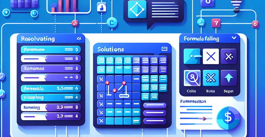 解决Excel中合并单元格后公式失效的问题