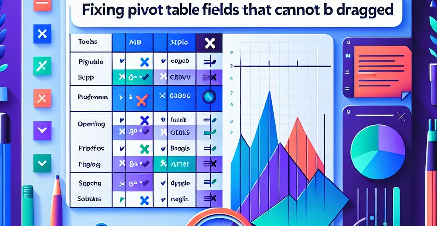 解决Excel中数据透视表字段无法拖动的问题