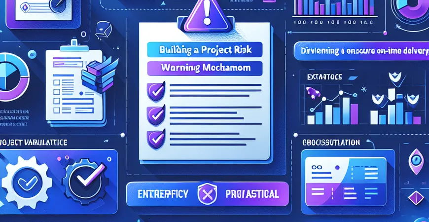 项目风险预警机制如何建立，确保项目如期交付