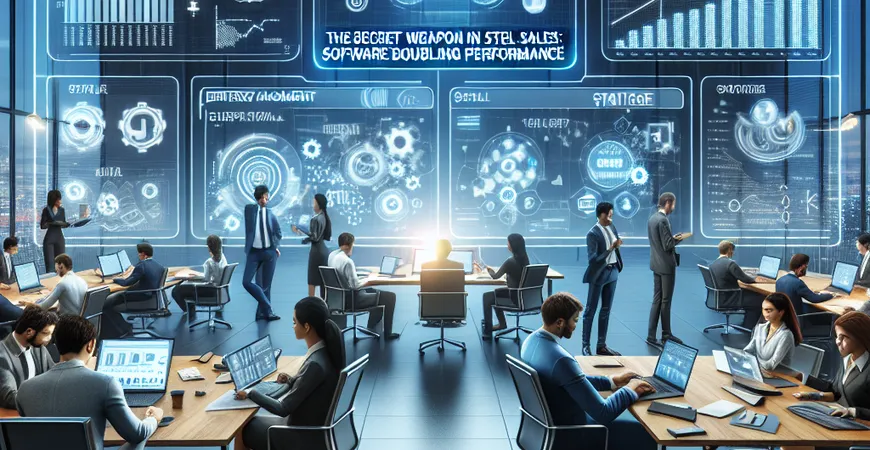 钢材销售的秘密武器，软件助力业绩翻倍