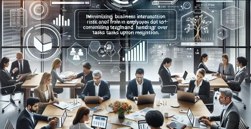 如何处理员工离职不交接工作，减少业务中断风险