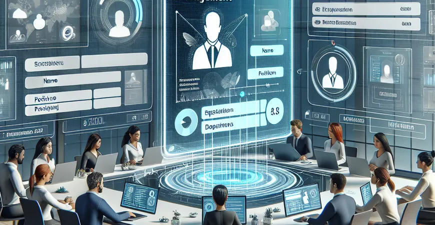 公司员工信息登记表，信息管理的基础