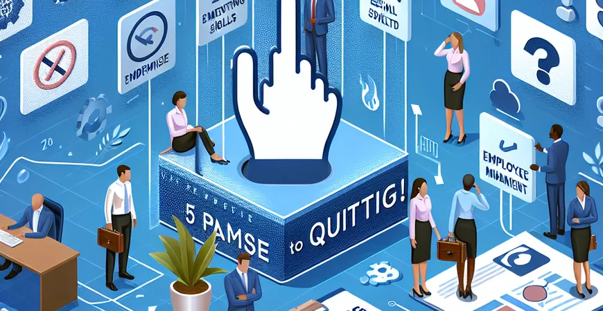 如何识别员工离职前的5大征兆？HR必备技能！