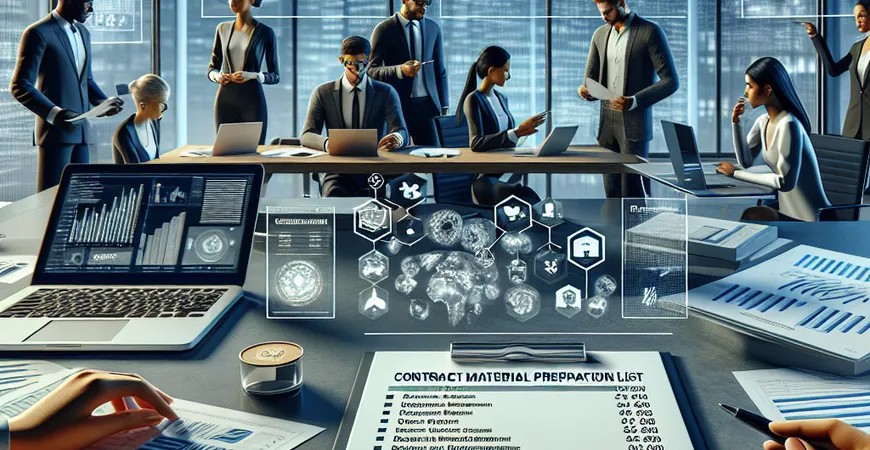 合同签订材料准备清单，确保不遗漏任何细节