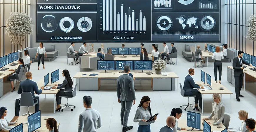 工作交接记录管理，零代码OA提供完美解决方案