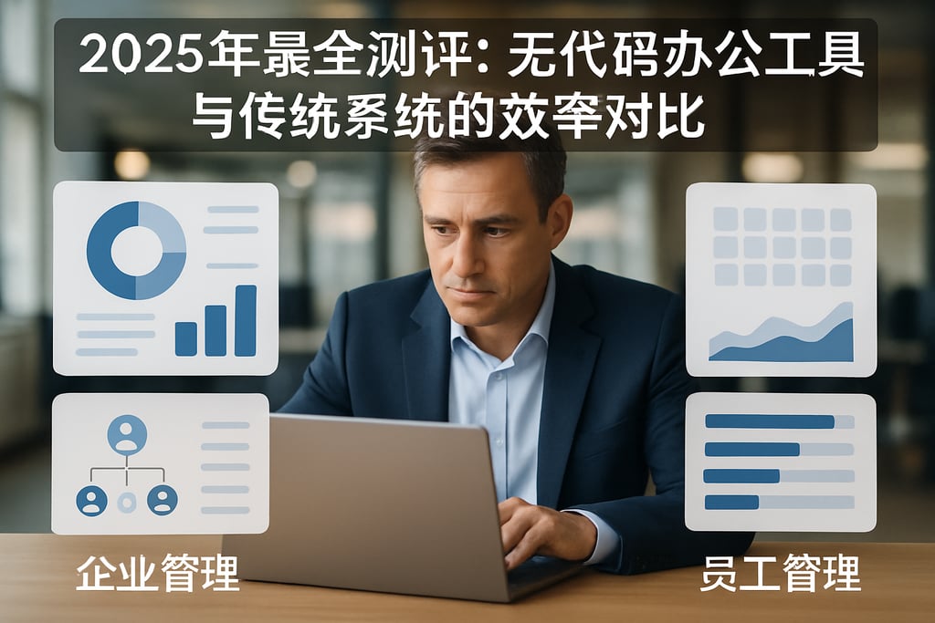 2025年最全测评：无代码办公工具与传统系统的效率对比