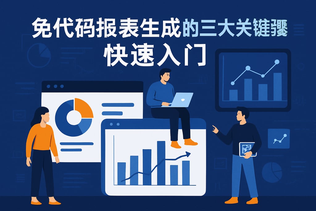免代码报表生成的三大关键步骤，快速入门