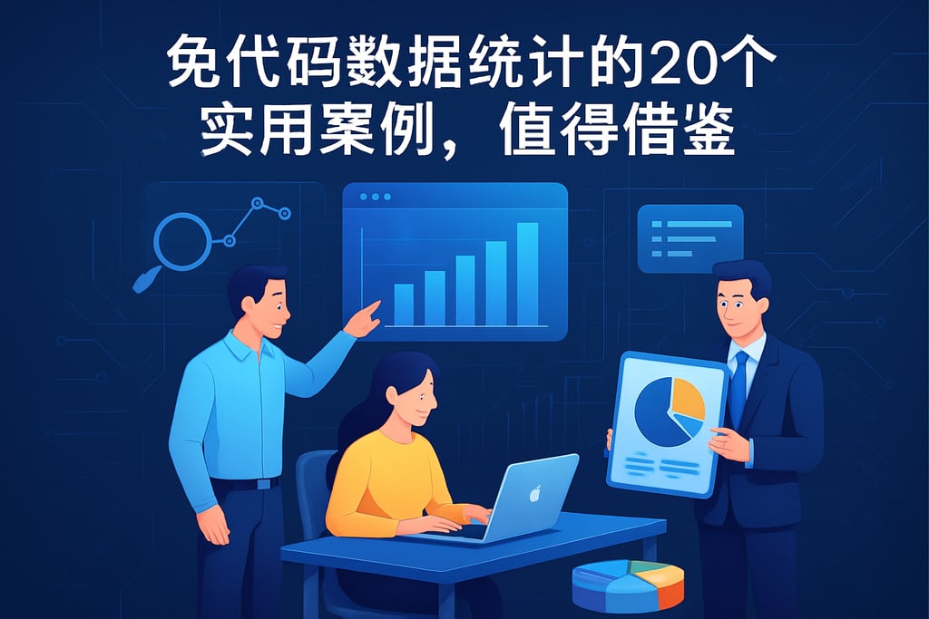 免代码数据统计的20个实用案例，值得借鉴