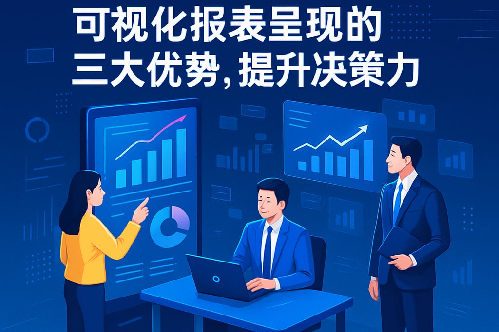 可视化报表呈现的三大优势，提升决策力