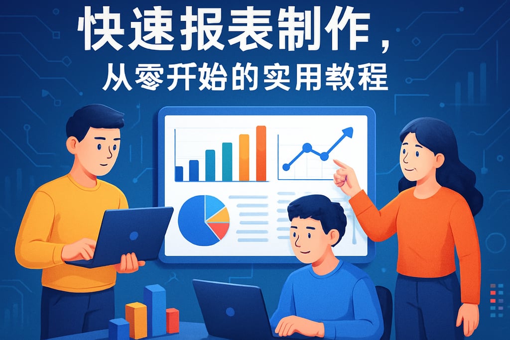 快速报表制作，从零开始的实用教程