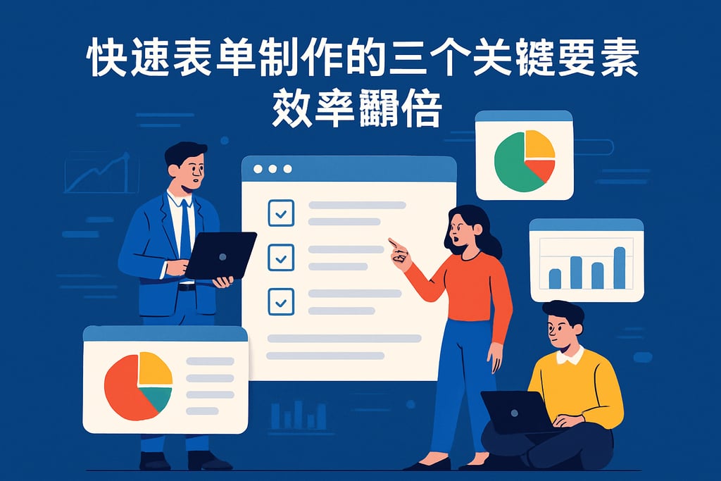 快速表单制作的三个关键要素，效率翻倍