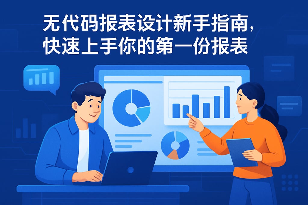 无代码报表设计新手指南，快速上手你的第一份报表