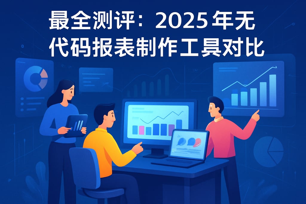 最全测评：2025年无代码报表制作工具对比