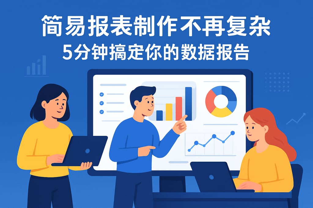 简易报表制作不再复杂，5分钟搞定你的数据报告
