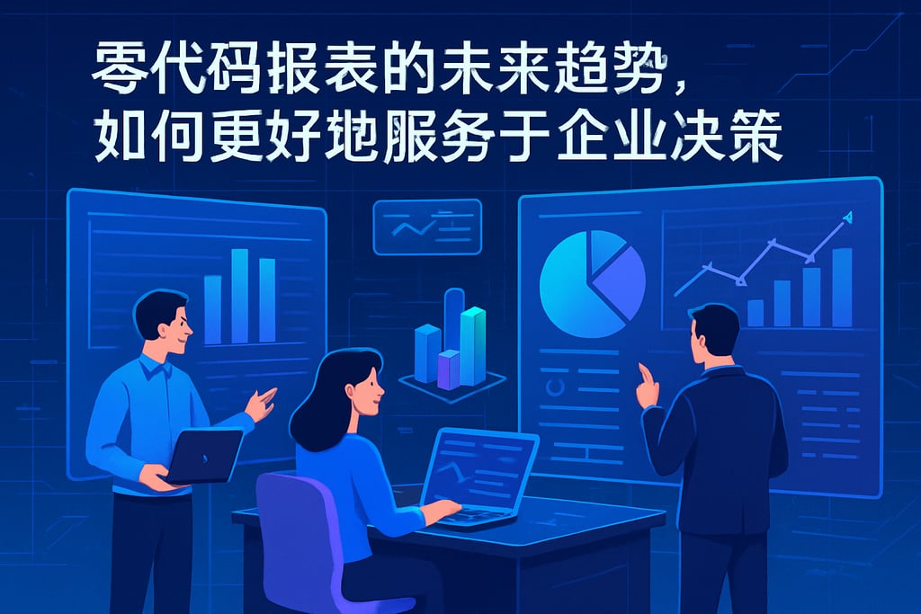 零代码报表的未来趋势，如何更好地服务于企业决策