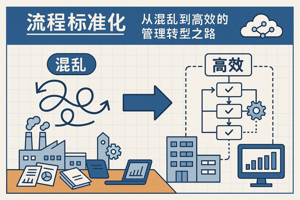 流程标准化:从混乱到高效的管理转型之路 | 零代码企业数字化知识站