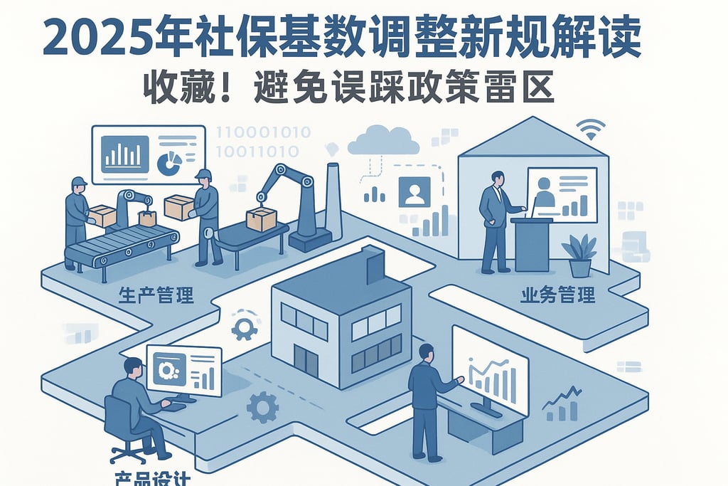 2025年社保基数调整新规解读，收藏！避免误踩政策雷区