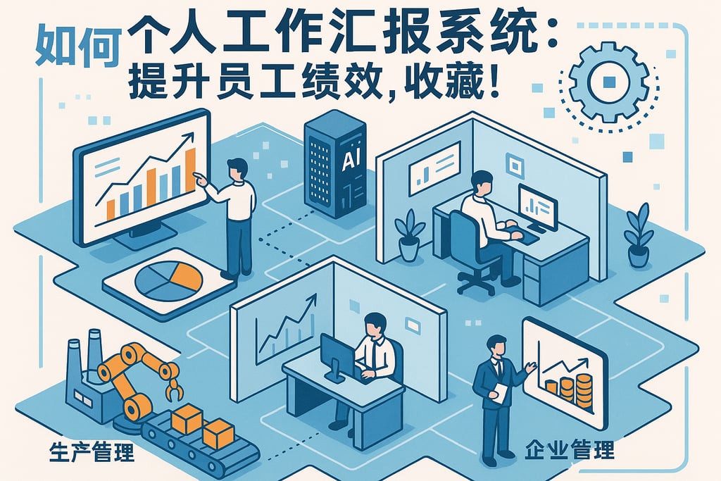 个人工作汇报系统：如何提升员工绩效，收藏！