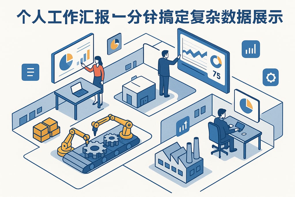 个人工作汇报：一分钟搞定复杂数据展示