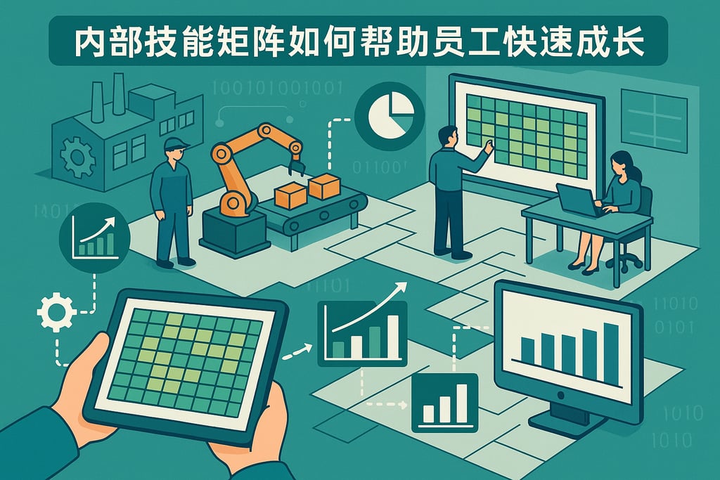 内部技能矩阵如何帮助员工快速成长