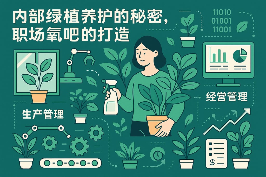 内部绿植养护的秘密，职场氧吧的打造