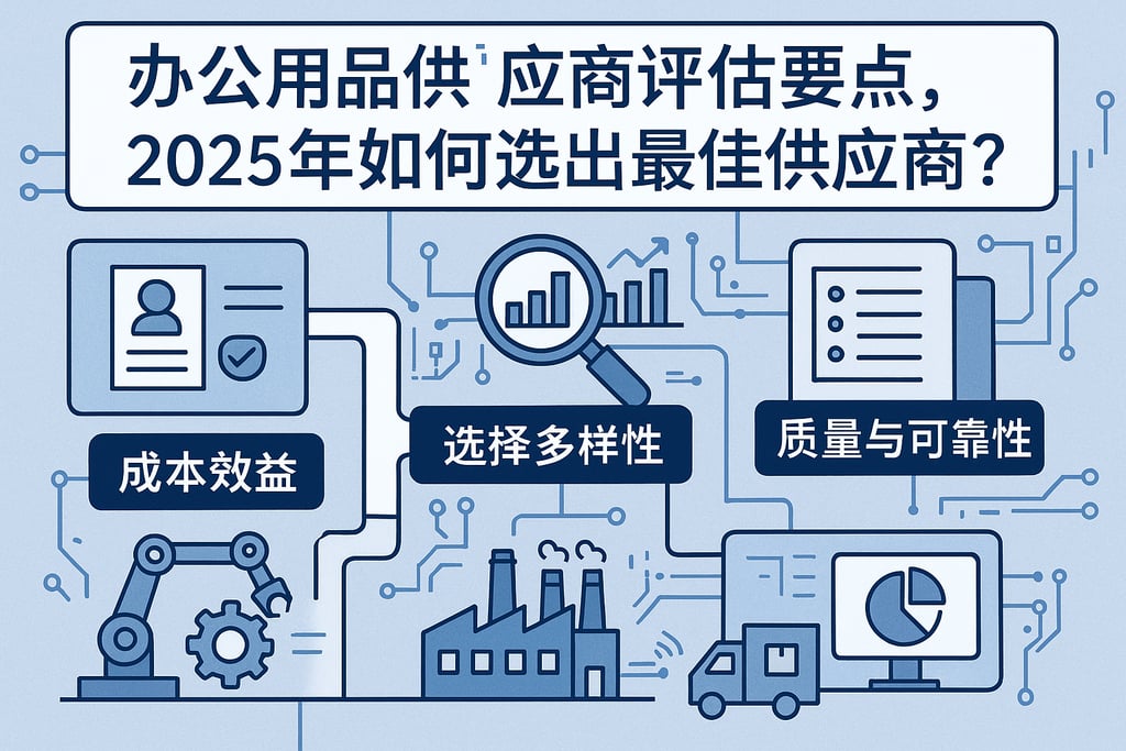 办公用品供应商评估要点，2025年如何选出最佳供应商？